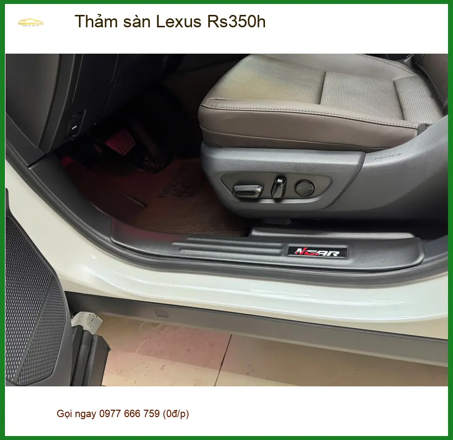 Anh Quý lắp thảm sàn Lexus Rs350h tại Quận Tân Phú để nội thất luôn sạch đẹp ảnh thực tế 2