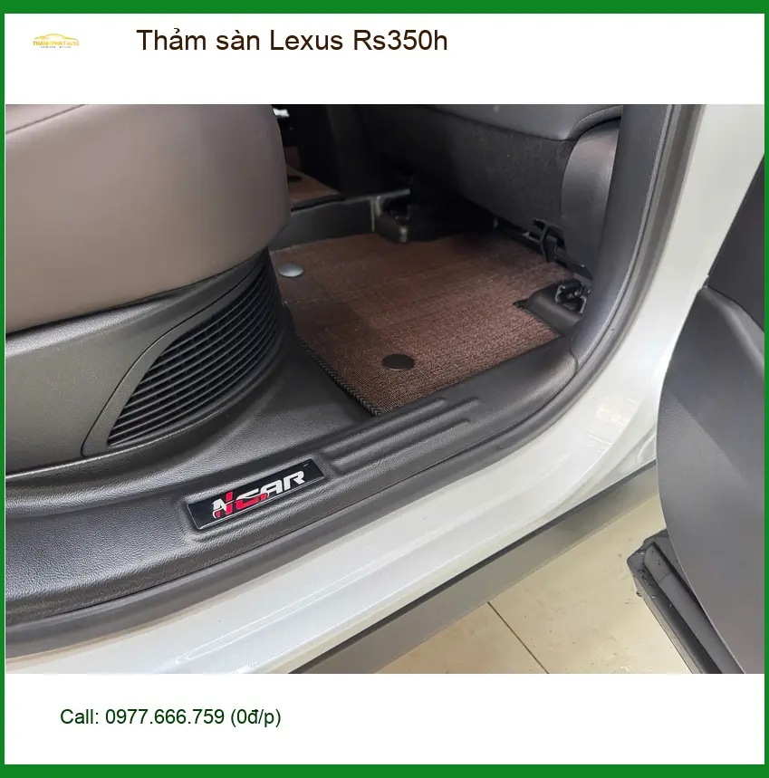 Anh Quý lắp thảm sàn Lexus Rs350h tại Quận Tân Phú để nội thất luôn sạch đẹp ảnh thực tế 3