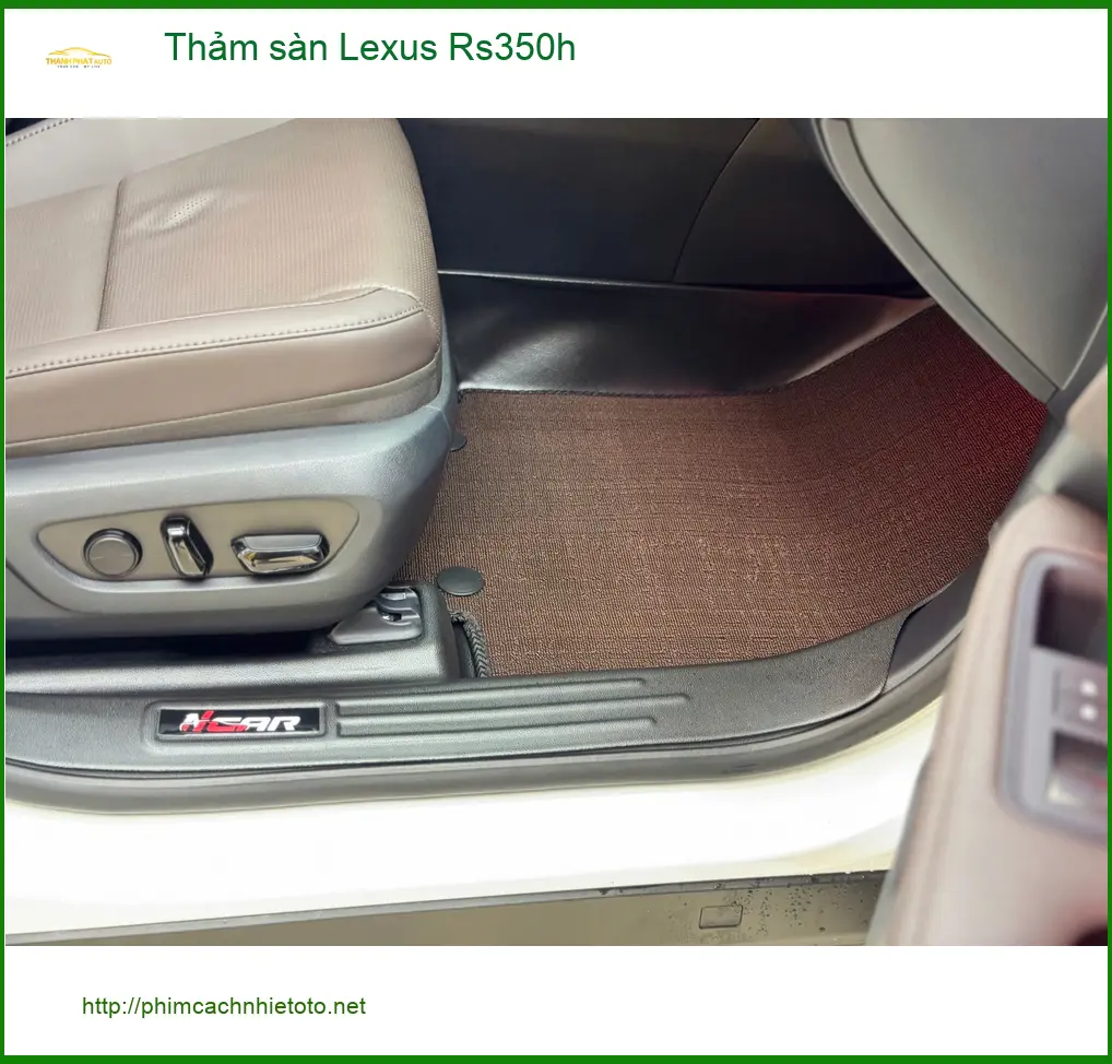 Chị Mai Phương thay thảm sàn Lexus Rs350h để nội thất luôn sạch đẹp tại Quận Thủ Đức ảnh thực tế 2
