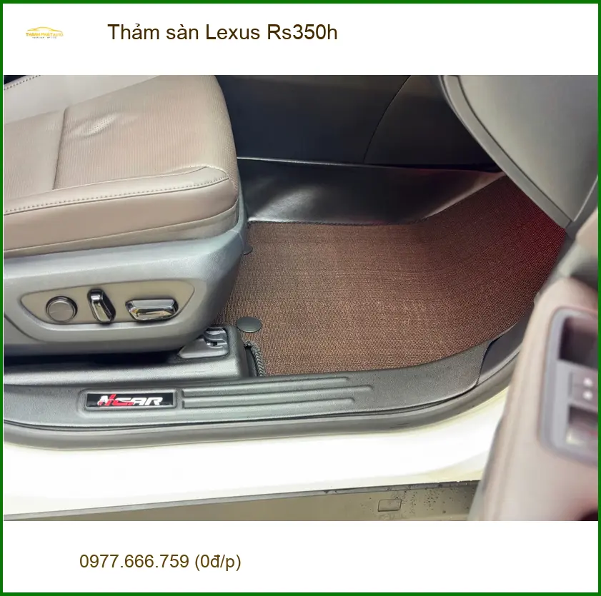 Anh Minh lắp thảm sàn Lexus Rs350h tại Bình Chánh để nội thất luôn sạch đẹp và sang trọng ảnh thực tế 3