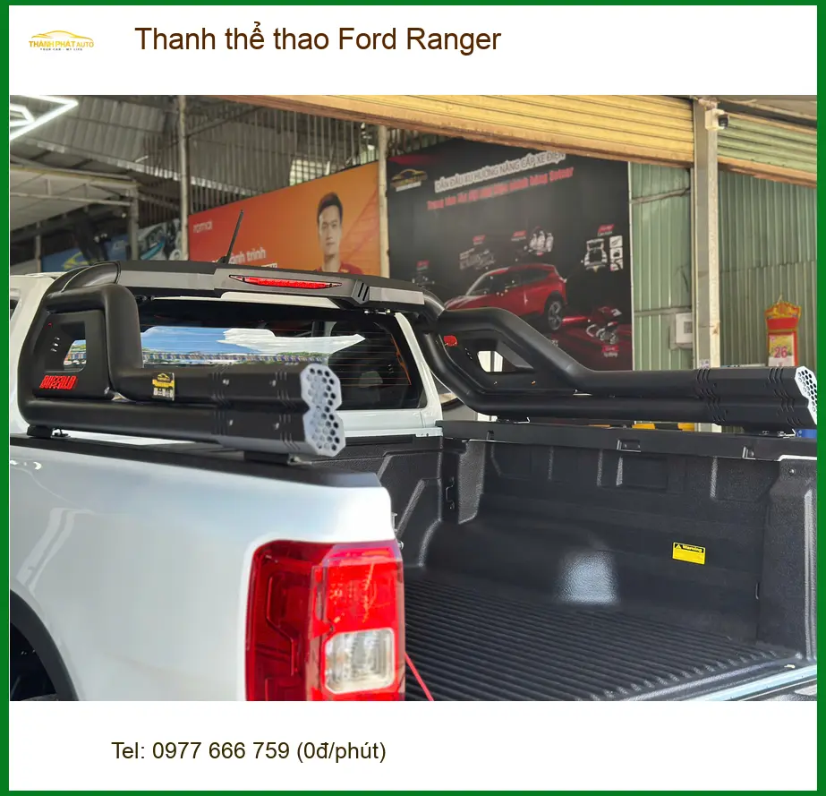 Anh Tấn lắp Thanh thể thao Ford Ranger tại Quận 2 để xe trông mạnh mẽ hơn ảnh thực tế 3
