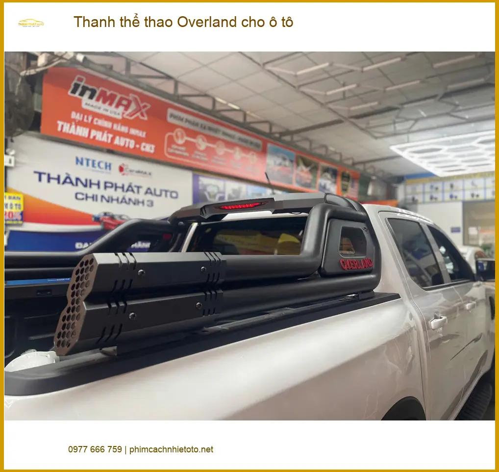 Cô Hạnh lắp thanh thể thao Overland Navara tại Quận Thủ Đức tăng cá tính ảnh thực tế 3