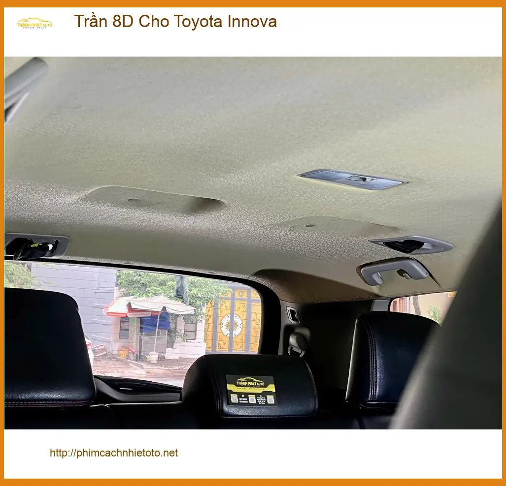 Anh Tú làm Trần 8D cho Toyota Innova tại Quận 9 để nội thất sang trọng hơn ảnh thực tế 4