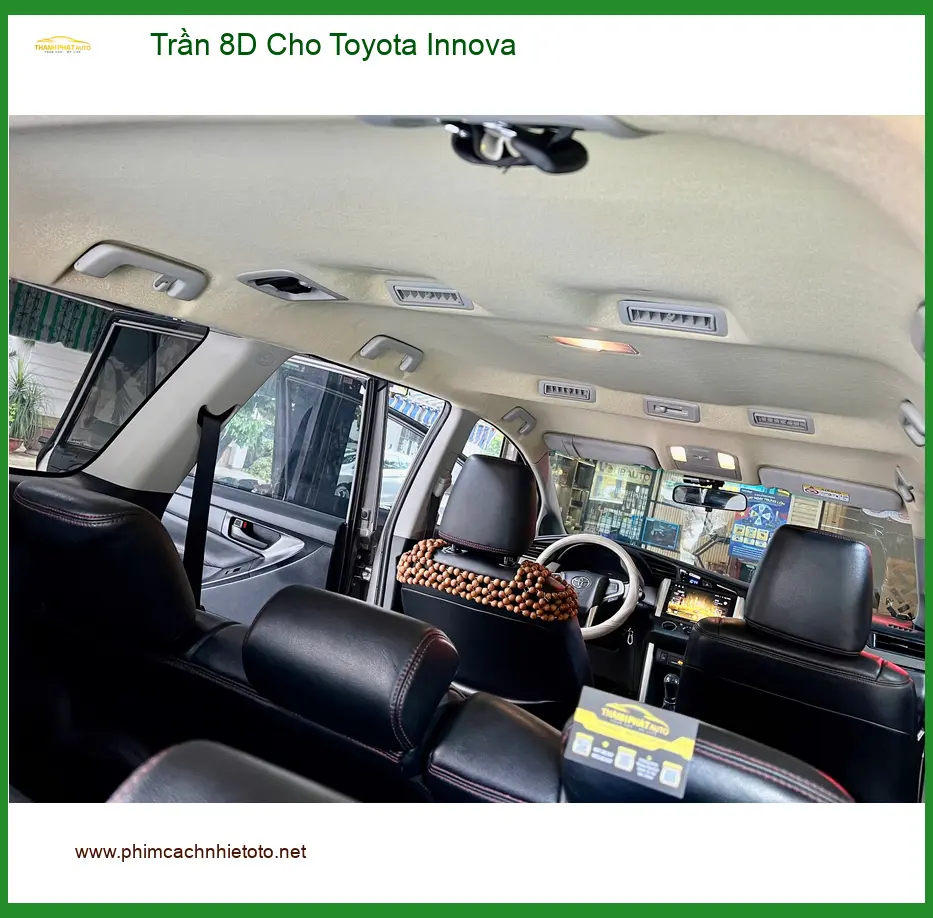 Anh Khôi lắp Trần 8D cho Toyota Innova tại Quận 5 chống nóng hiệu quả