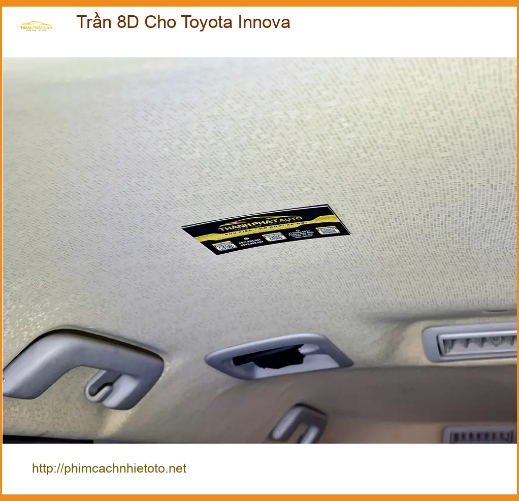 Chú Hải bọc Trần 8D Cho Toyota Innova tại Củ Chi để nội thất sang trọng hơn ảnh thực tế 5