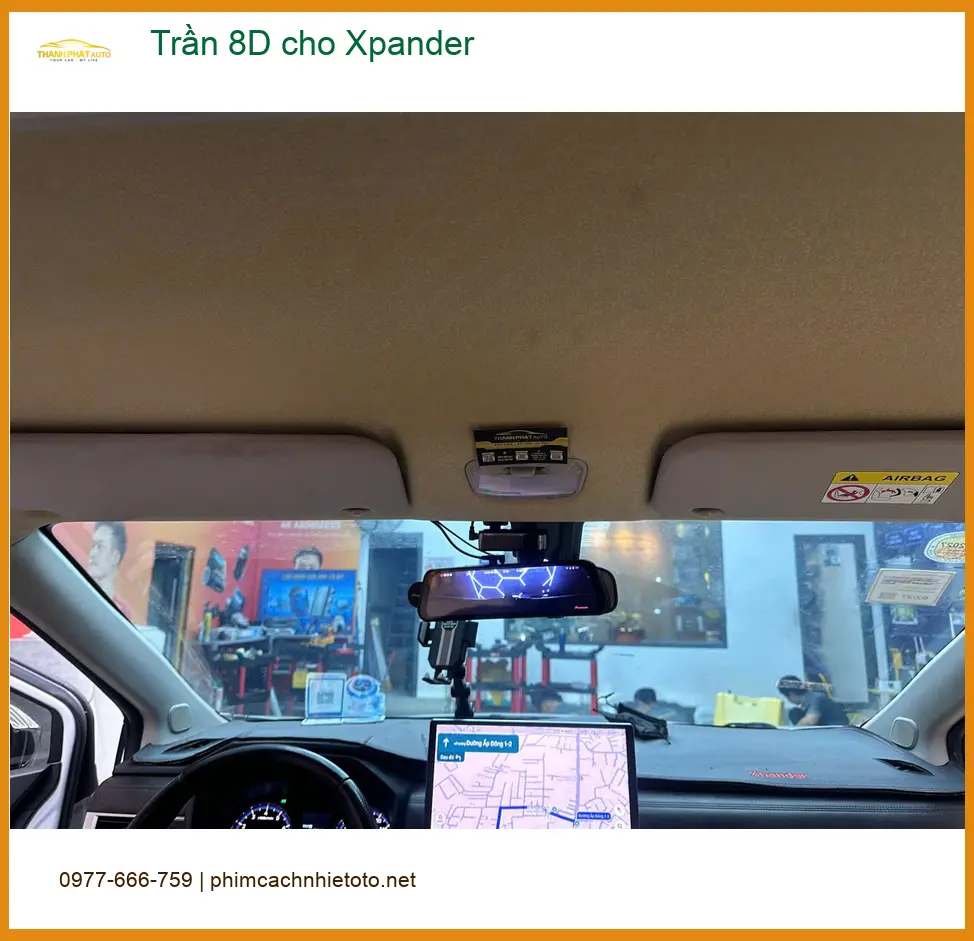 Bác Đạt bọc Trần 8D cho Xpander tại Quận 7 để nội thất sang trọng hơn ảnh thực tế 2