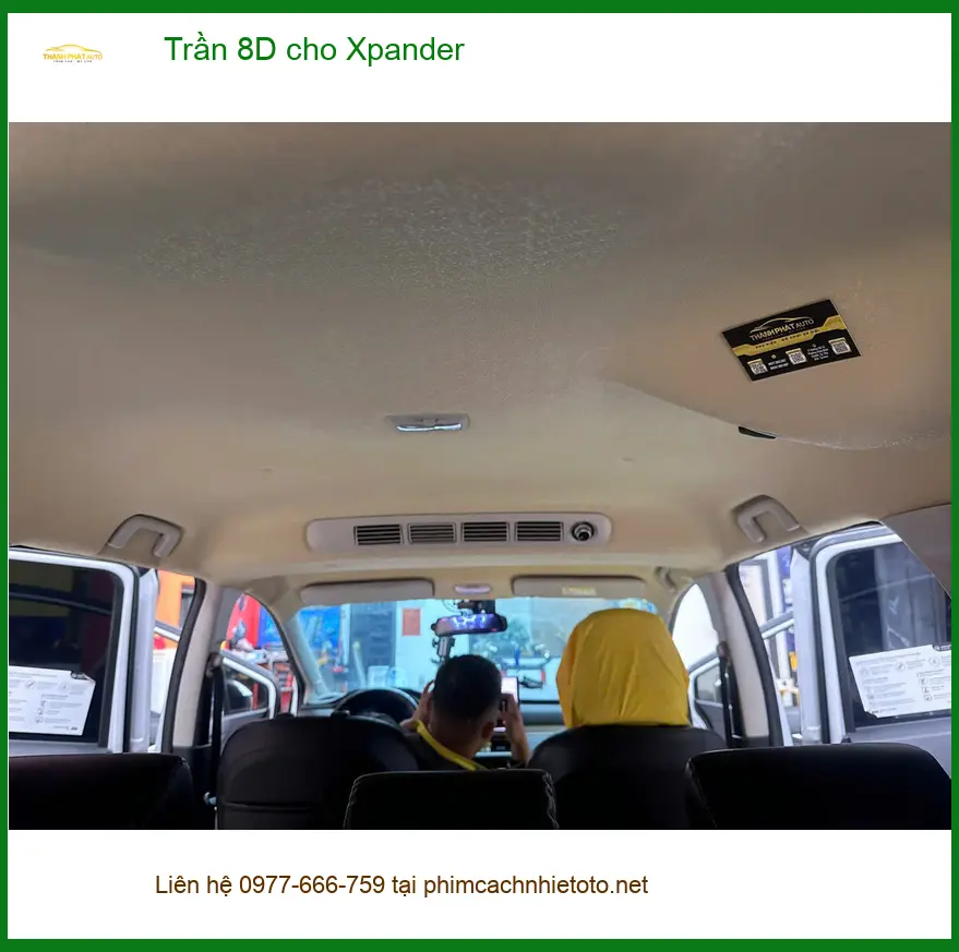 Anh Quang bọc Trần 8D cho Mitsubishi Xpander tại Hóc Môn ảnh thực tế 2