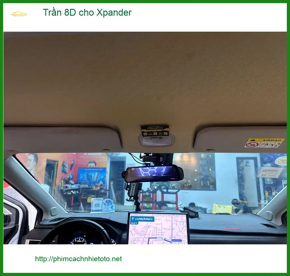 Anh Quang bọc Trần 8D cho Mitsubishi Xpander tại Hóc Môn ảnh thực tế 3