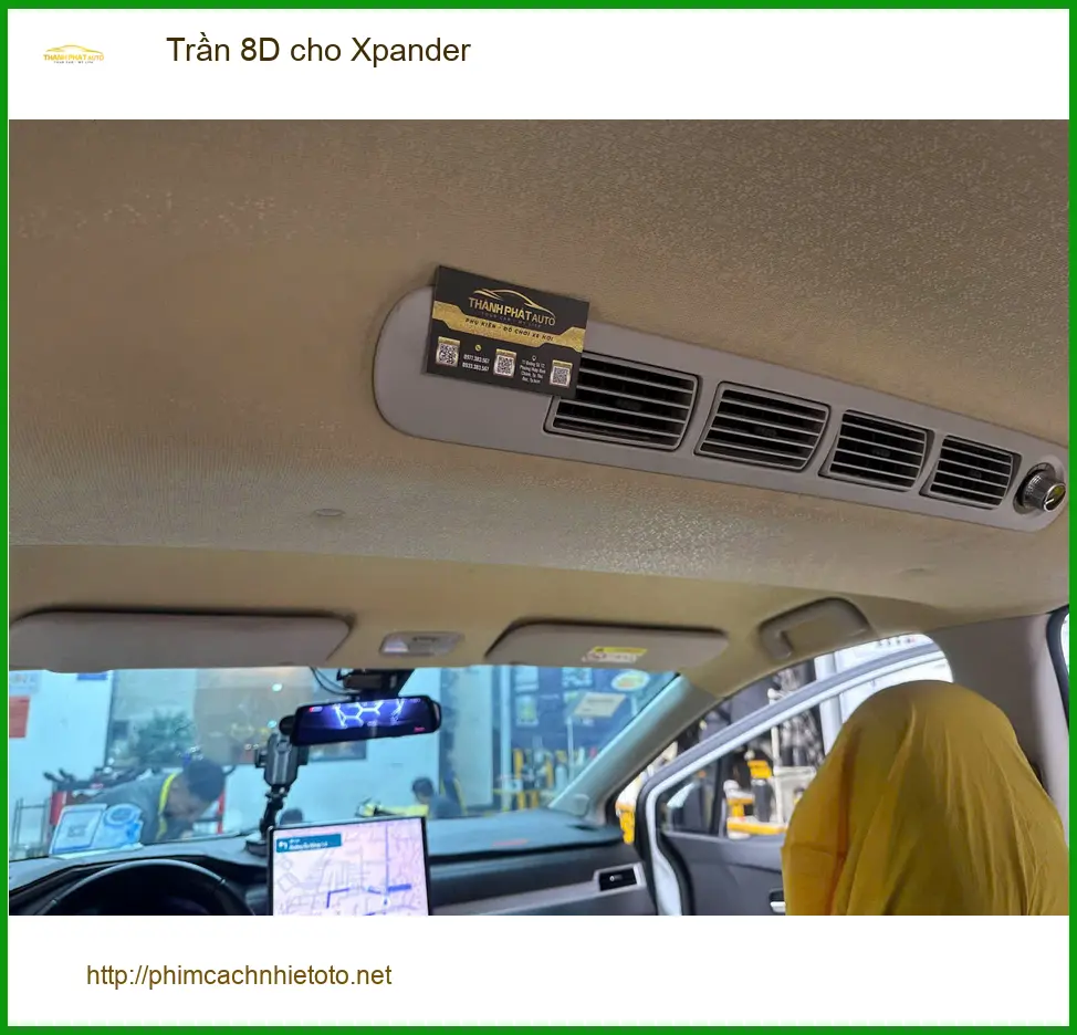Anh Quang bọc Trần 8D cho Mitsubishi Xpander tại Hóc Môn ảnh thực tế 4