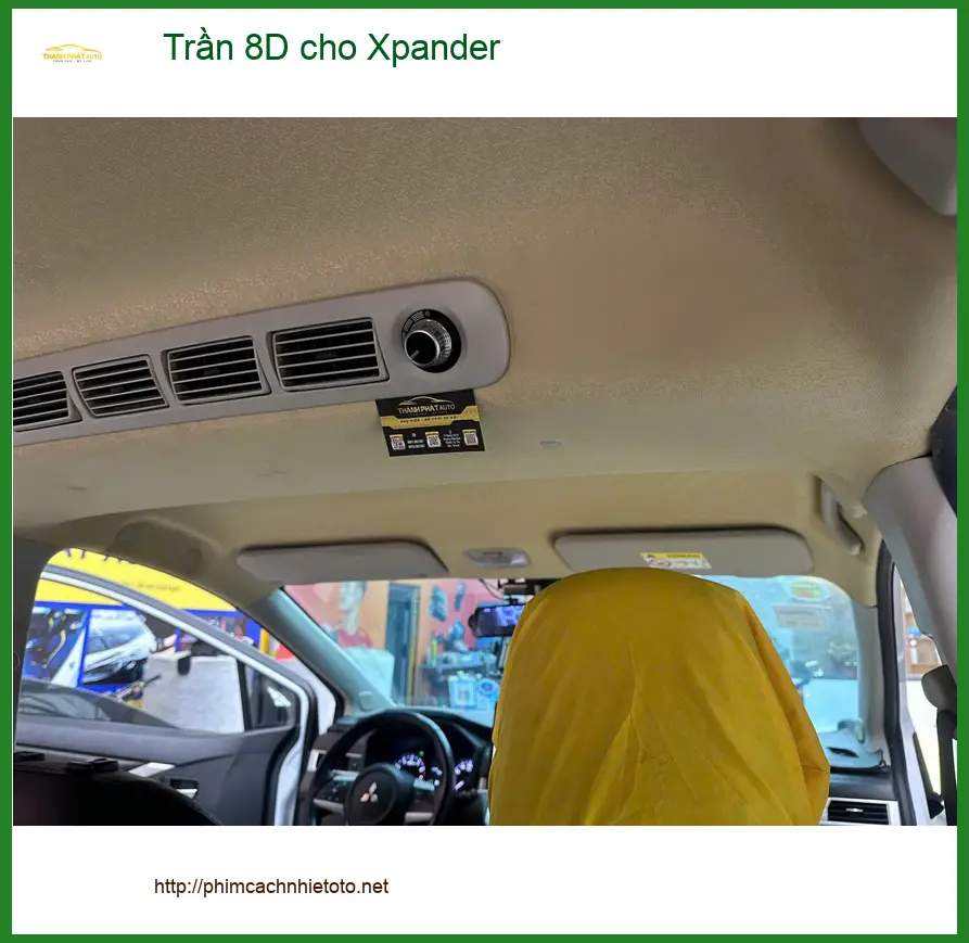 Anh Quang bọc Trần 8D cho Mitsubishi Xpander tại Hóc Môn ảnh thực tế 5