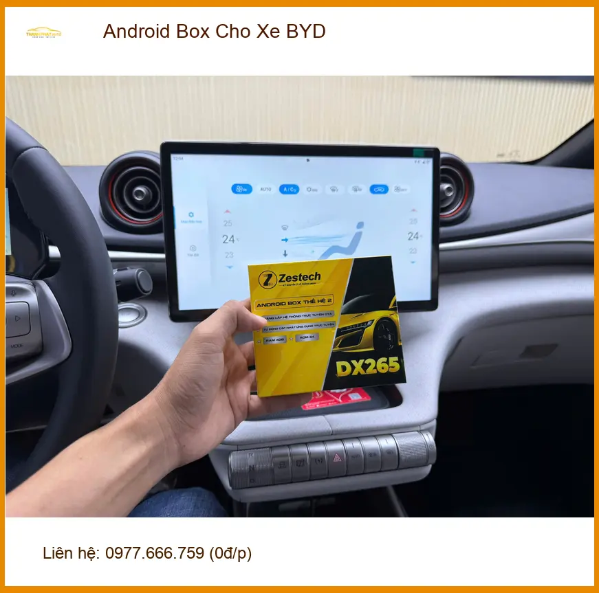 Chú Phát lắp Android Box cho BYD Atto 3 tại Quận 2 để nâng tầm trải nghiệm giải trí ảnh thực tế 2