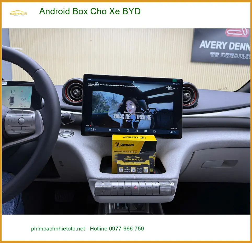 Anh Tùng lắp Android Box cho xe BYD Seal tại Quận Bình Tân vì cần giải trí thông minh hơn