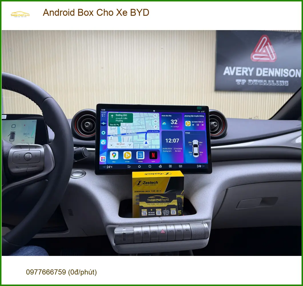 Anh Tùng lắp Android Box cho xe BYD Seal tại Quận Bình Tân vì cần giải trí thông minh hơn ảnh thực tế 4