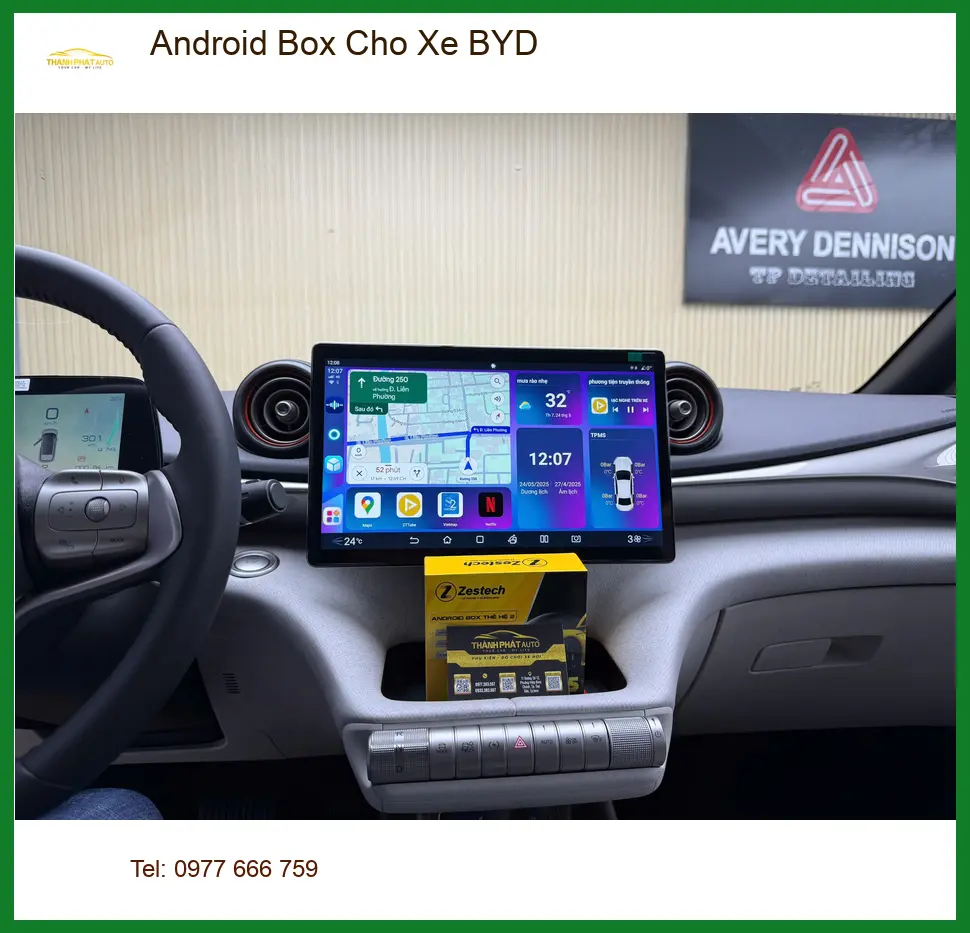 Anh Quang Dũng Lắp Android Box BYD tại Nhà Bè - Trải nghiệm giải trí đỉnh cao