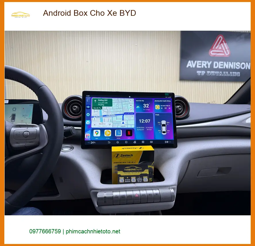 Anh Khải gắn Android Box BYD tại Quận 3 xem phim, nghe nhạc