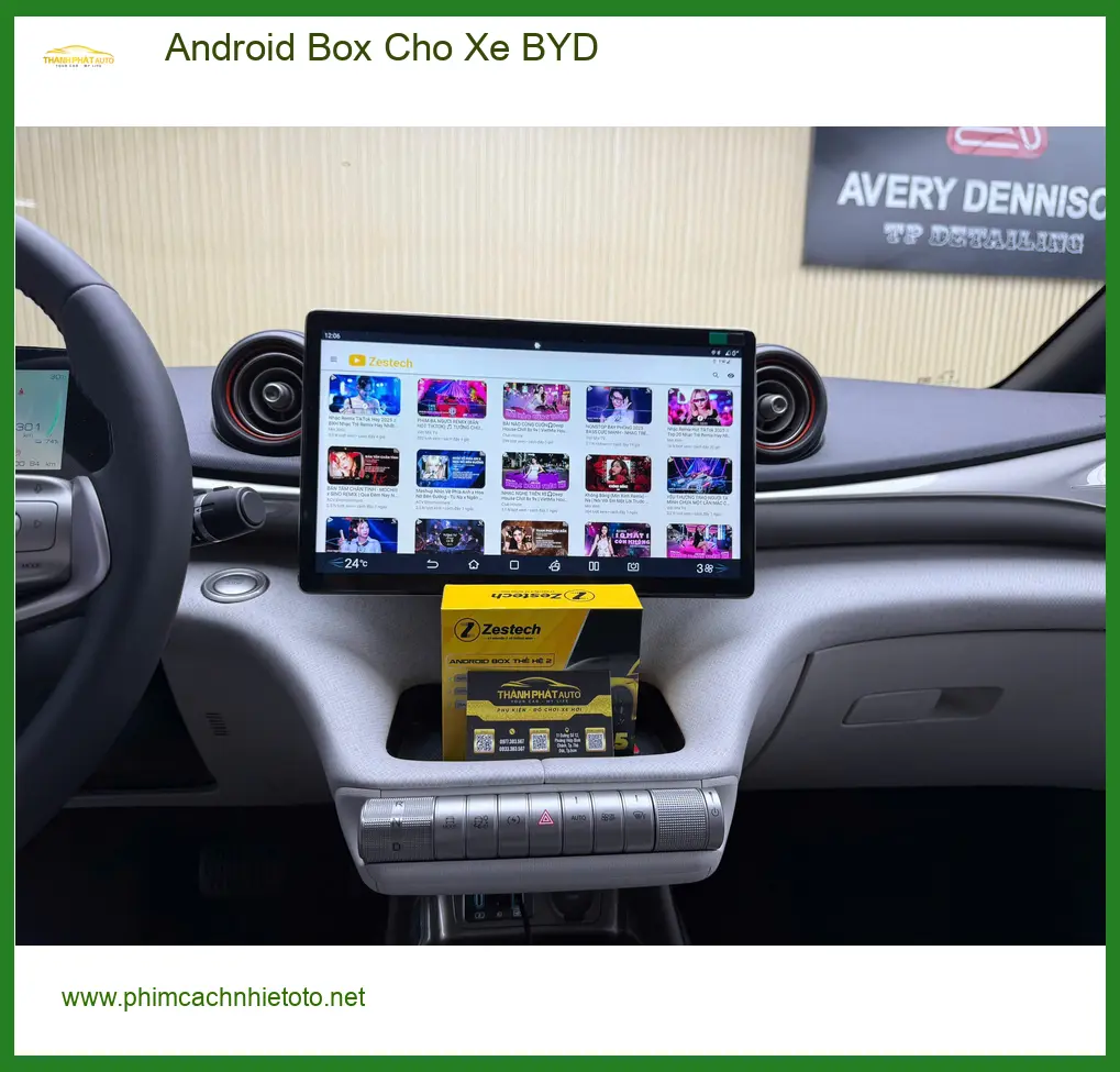 Anh Khải gắn Android Box BYD tại Quận 3 xem phim, nghe nhạc ảnh thực tế 2