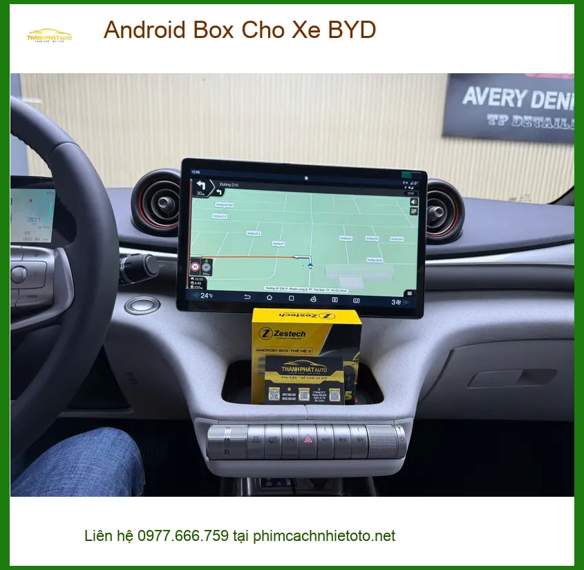 Anh Khải gắn Android Box BYD tại Quận 3 xem phim, nghe nhạc ảnh thực tế 4