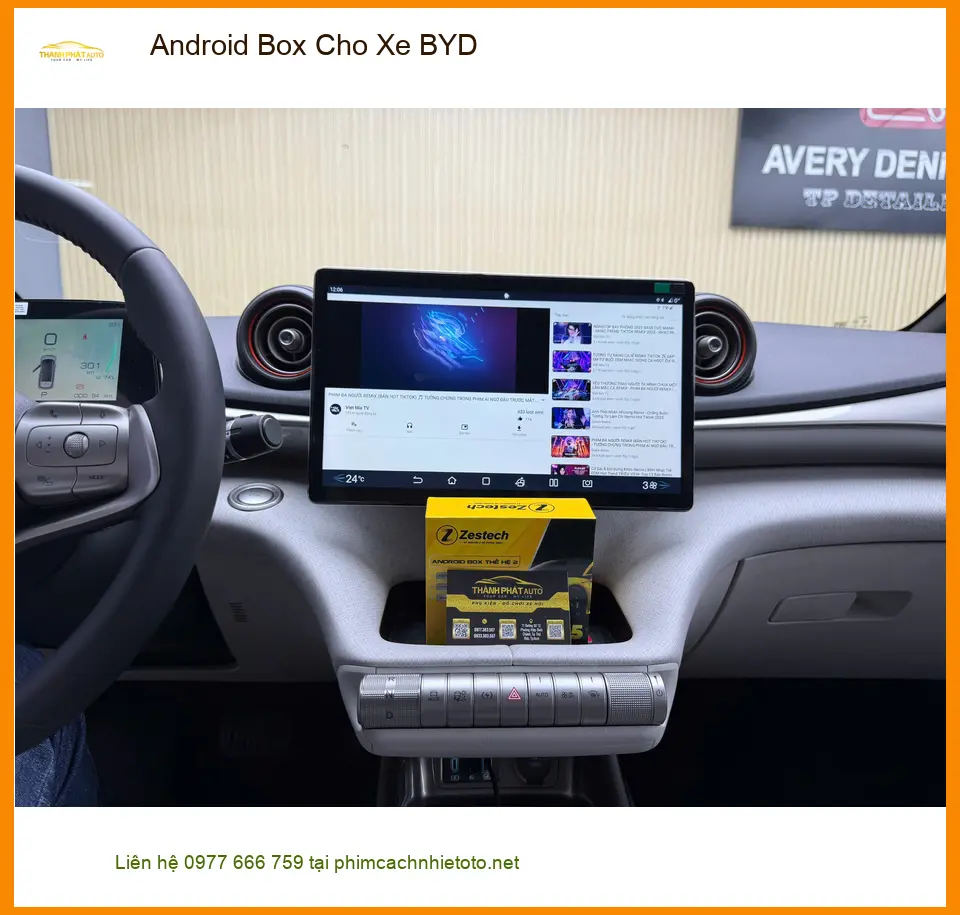 Anh Khải gắn Android Box BYD tại Quận 3 xem phim, nghe nhạc ảnh thực tế 5