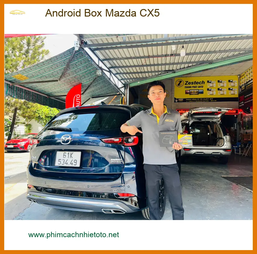 Anh Tùng lắp Android Box Mazda CX5 tại Quận Bình Thạnh vì muốn xem YouTube trên xe ảnh thực tế 2