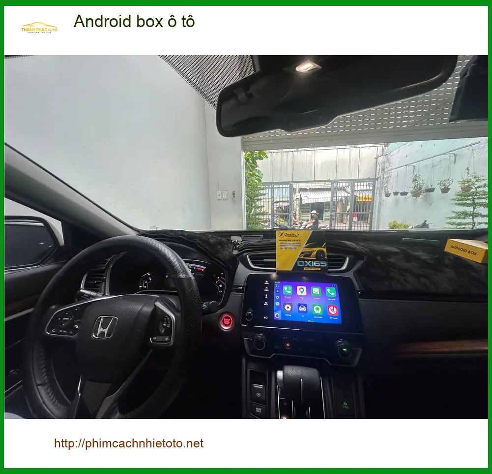 Anh Khải lắp Android box ô tô cho Honda CRV tiện lợi tại Quận 11 ảnh thực tế 2