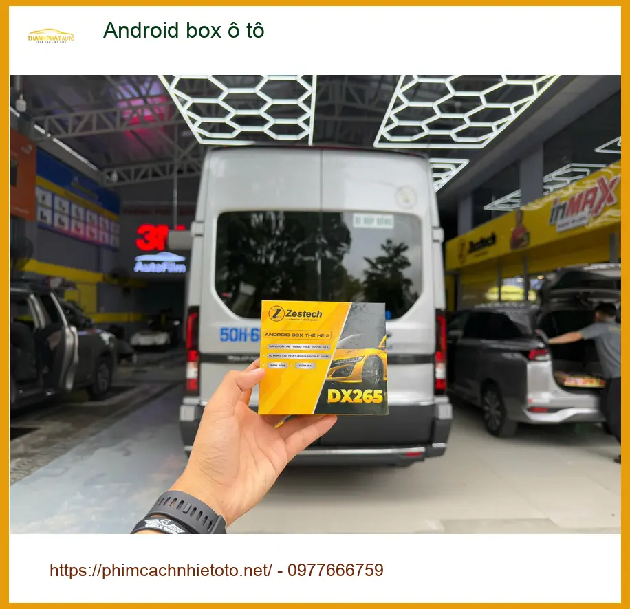 Chị Kim lắp Android box ô tô cho Honda CR-V tại Quận 12 để xem YouTube tiện lợi ảnh thực tế 2