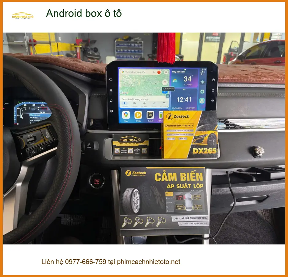 Anh Khang lắp Android Box ô tô cho Kia Seltos Quận 1, tiện ích giải trí ảnh thực tế 4