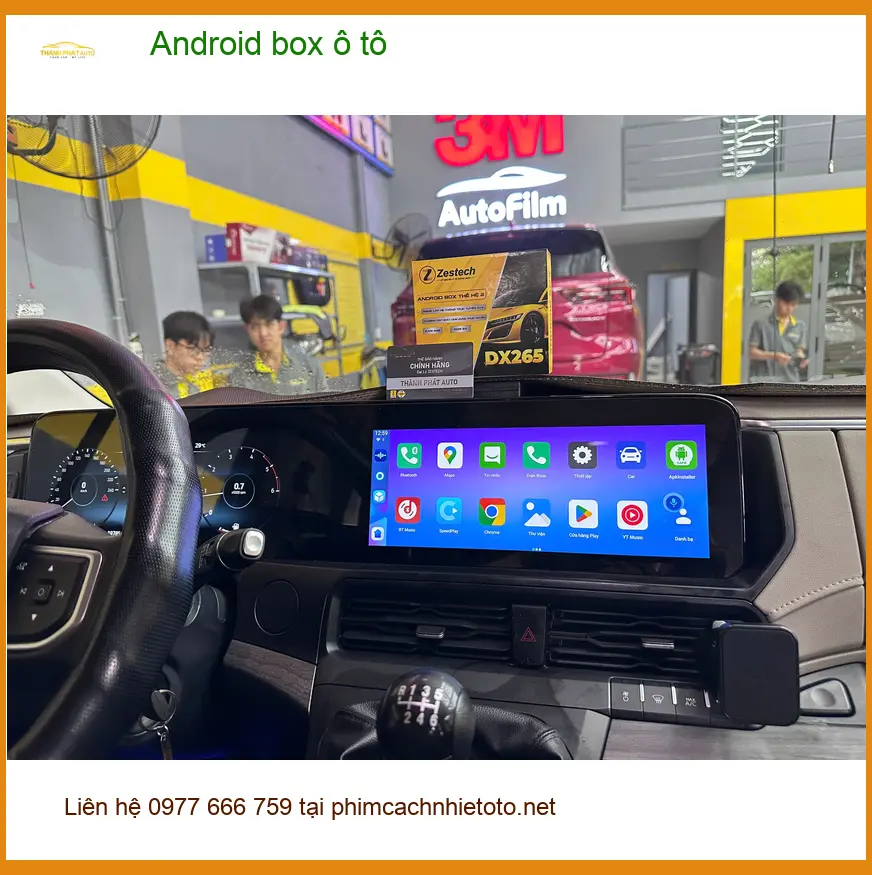 Anh Khang lắp Android box ô tô cho Honda CRV tại Củ Chi để có nhiều tính năng giải trí hơn ảnh thực tế 2