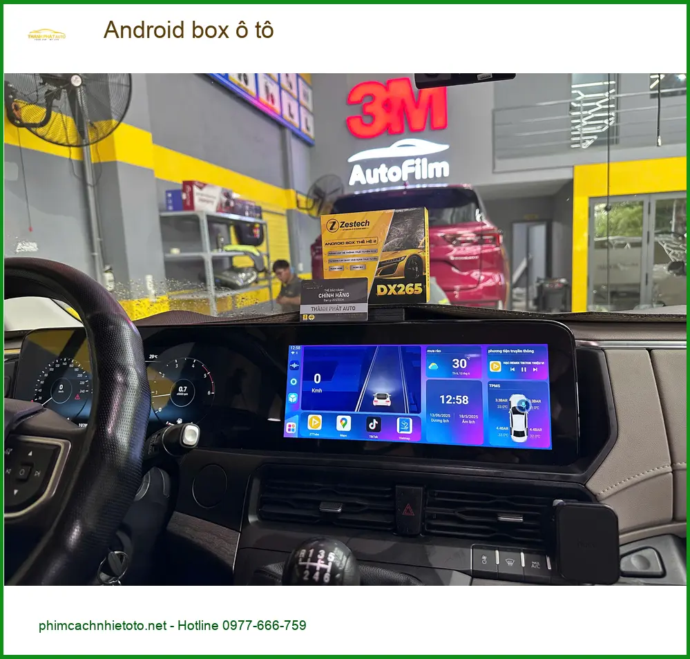 Anh Khang lắp Android box ô tô cho Honda CRV tại Củ Chi để có nhiều tính năng giải trí hơn ảnh thực tế 4