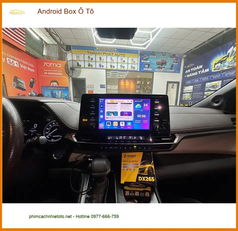 Chị Cẩm Nhung lắp Android Box Ô Tô cho xe hơi tại Quận Phú Nhuận