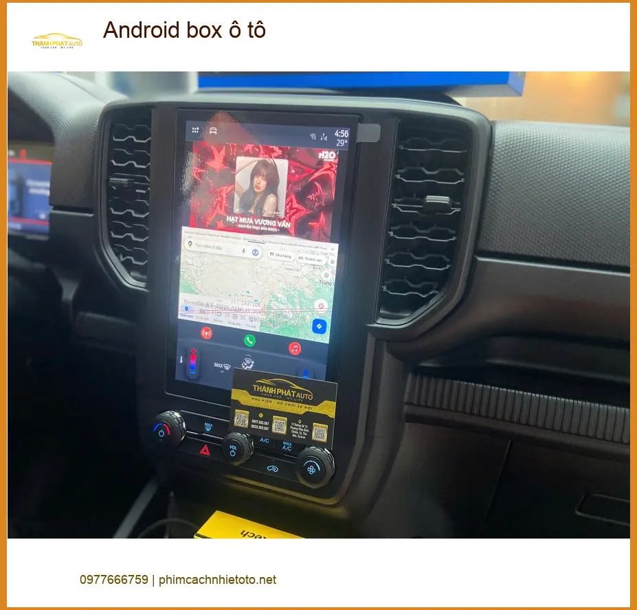 Anh Hưng lắp Android box ô tô cho Hyundai Creta Quận 1 để nâng cấp giải trí ảnh thực tế 2
