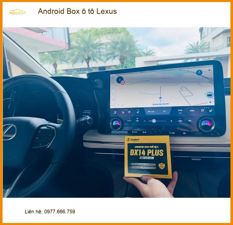 Anh Đình lắp Android Box ô tô Lexus RX350 tại Quận 6 để trải nghiệm đa phương tiện ảnh thực tế 4
