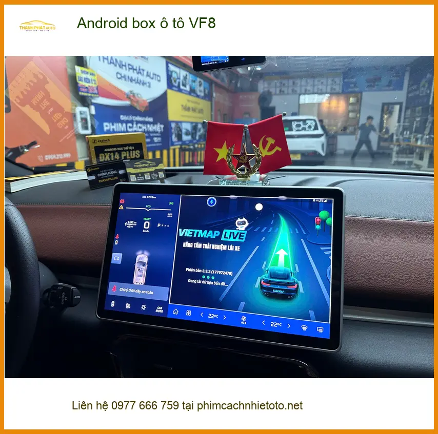 Anh Khang lắp Android Box cho VF8 ở Thủ Đức dùng YouTube tiện lợi ảnh thực tế 3