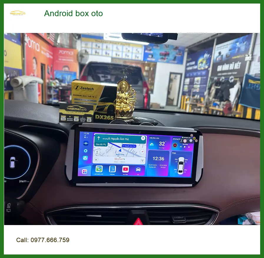 Anh Trường lắp Android box oto cho Kia Sorento tại Củ Chi tiện lợi hơn