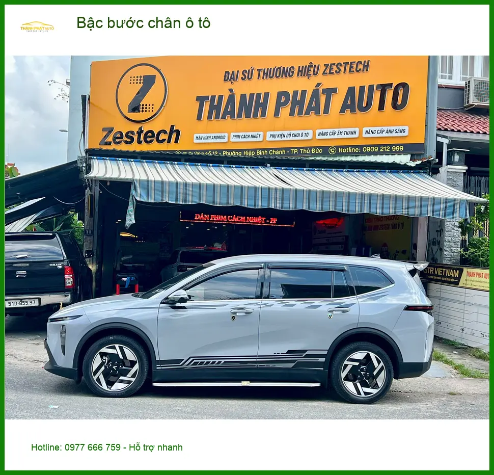 Anh Khải lắp bậc bước chân ô tô cho Hyundai Santa Fe ở Quận 6 ảnh thực tế 2