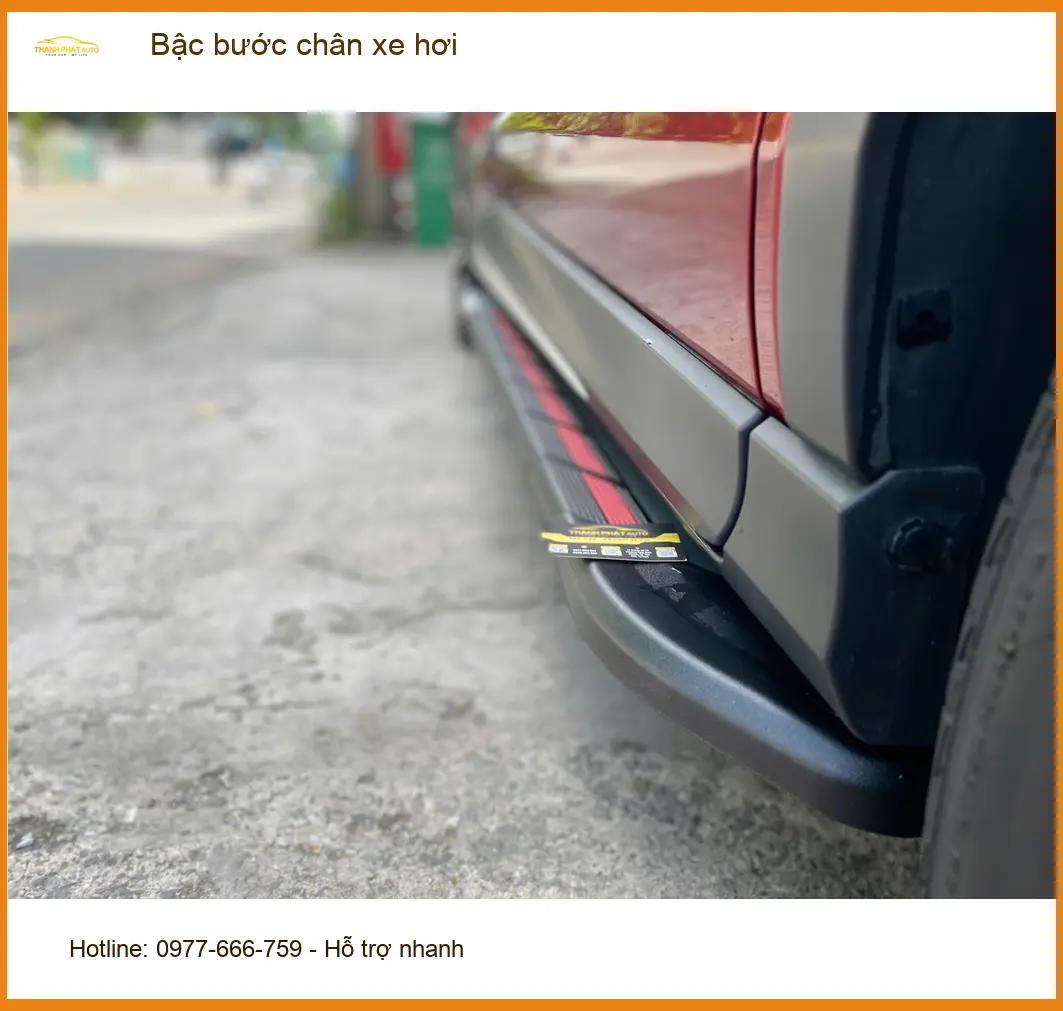 Anh Minh lắp bậc bước chân xe hơi Hyundai Accent tại Quận 5 để lên xuống xe dễ dàng hơn ảnh thực tế 2