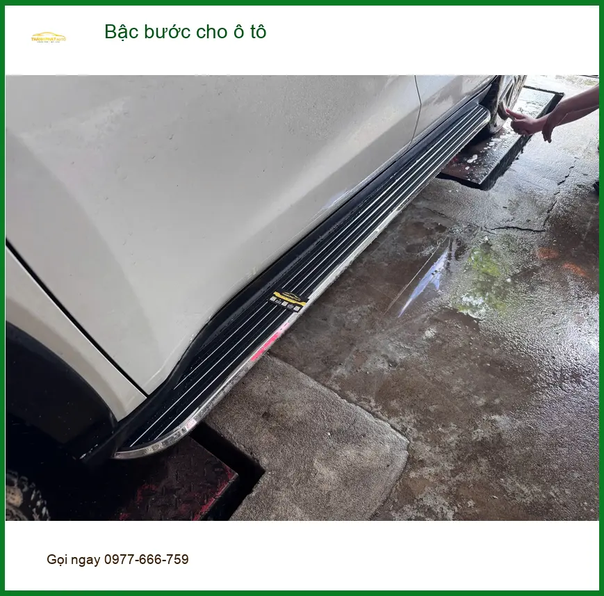 Chú Lâm lắp bậc bước cho ô tô Hyundai Creta tại Hóc Môn để tiện lên xuống ảnh thực tế 2