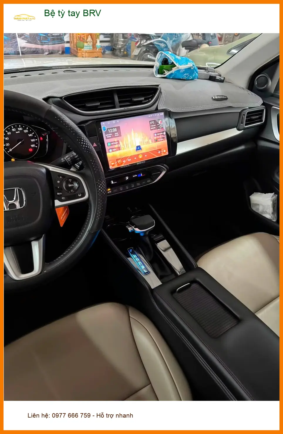 Anh Dũng lắp Bệ tỳ tay BRV cho Honda BRV tại Phú Nhuận, lái xe êm ái hơn ảnh thực tế 4
