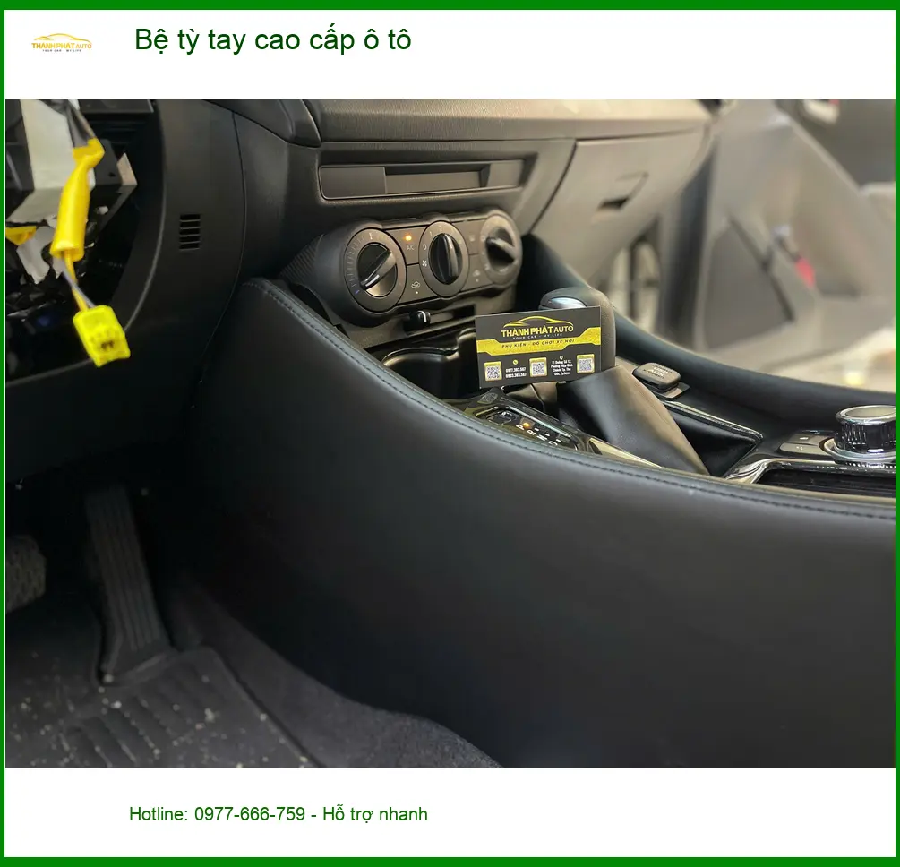 Chú Nam lắp bệ tỳ tay cao cấp ô tô cho xe Kia Carnival tại Quận 9 ảnh thực tế 4