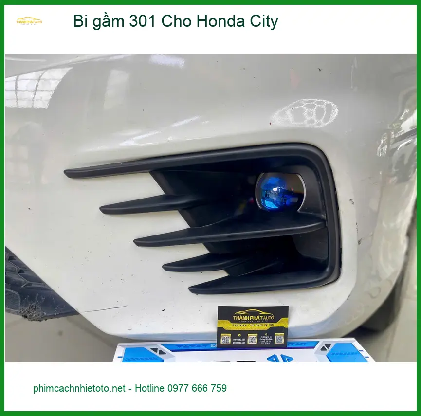 Chú Cường độ bi gầm 301 cho Honda City tại Quận 5 tăng sáng an toàn ảnh thực tế 2