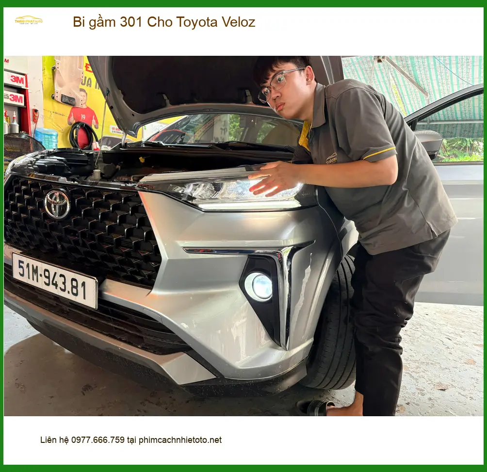 Anh Khải Lắp Bi Gầm 301 Cho Toyota Veloz Tại Quận 9 Để Tăng Sáng Đi Đêm ảnh thực tế 2