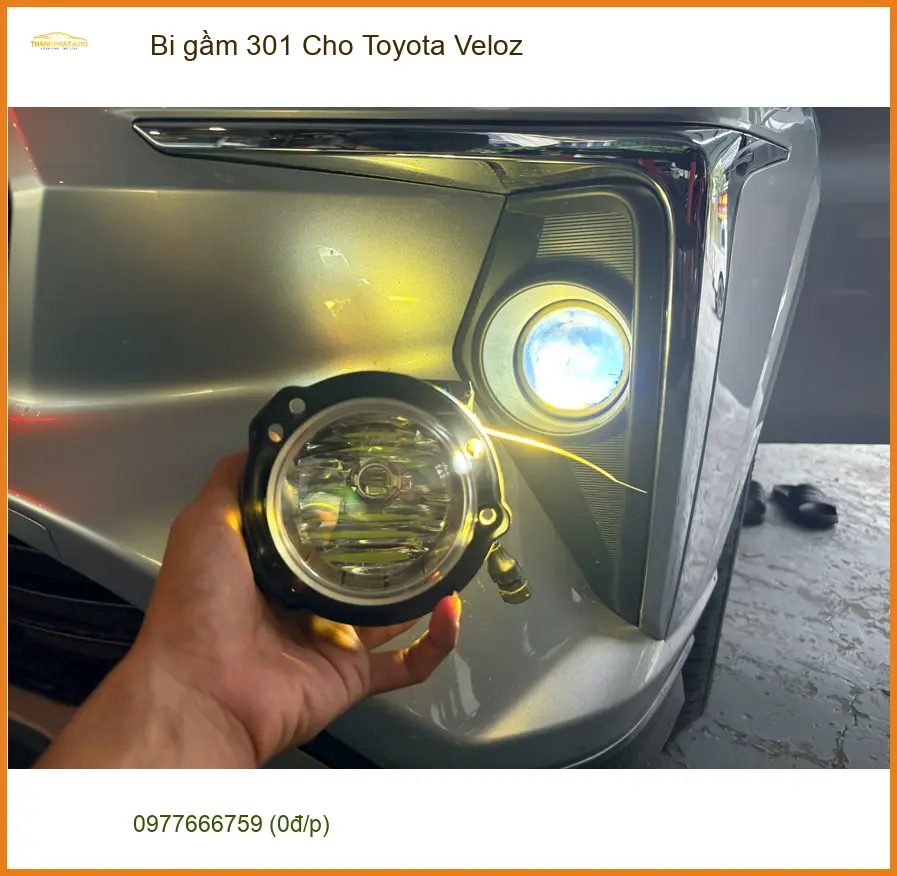 Anh Khải Lắp Bi Gầm 301 Cho Toyota Veloz Tại Quận 9 Để Tăng Sáng Đi Đêm ảnh thực tế 3