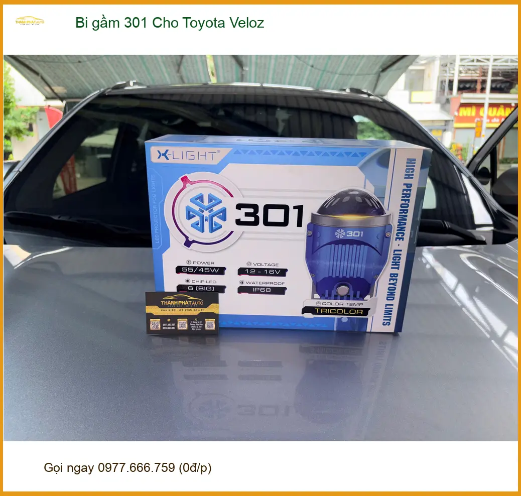 Anh Khải Lắp Bi Gầm 301 Cho Toyota Veloz Tại Quận 9 Để Tăng Sáng Đi Đêm ảnh thực tế 4