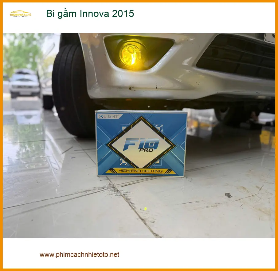 Chú Cảnh độ bi gầm Innova 2015 Quận Phú Nhuận để lái xe an toàn hơn