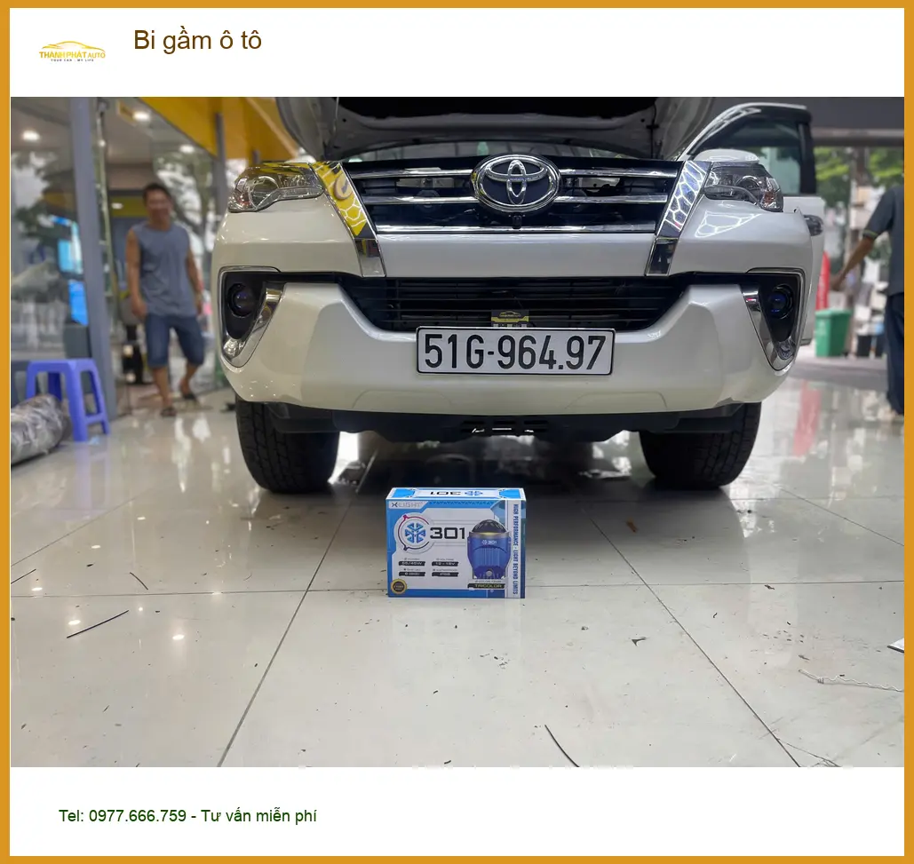 Chị Thư lắp bi gầm ô tô Mazda CX-5 tại Quận Thủ Đức để tăng sáng ảnh thực tế 3
