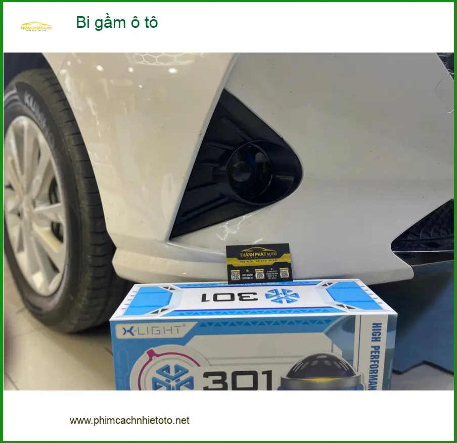 Anh Khánh độ bi gầm ô tô Hyundai Accent tại Quận 3 vì đèn zin yếu, khó đi đêm ảnh thực tế 3