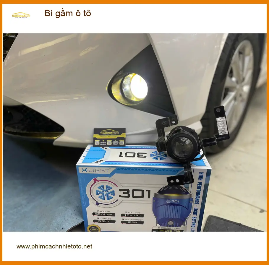 Anh Minh độ bi gầm ô tô cho Hyundai Accent tại Củ Chi tăng sáng an toàn ảnh thực tế 2