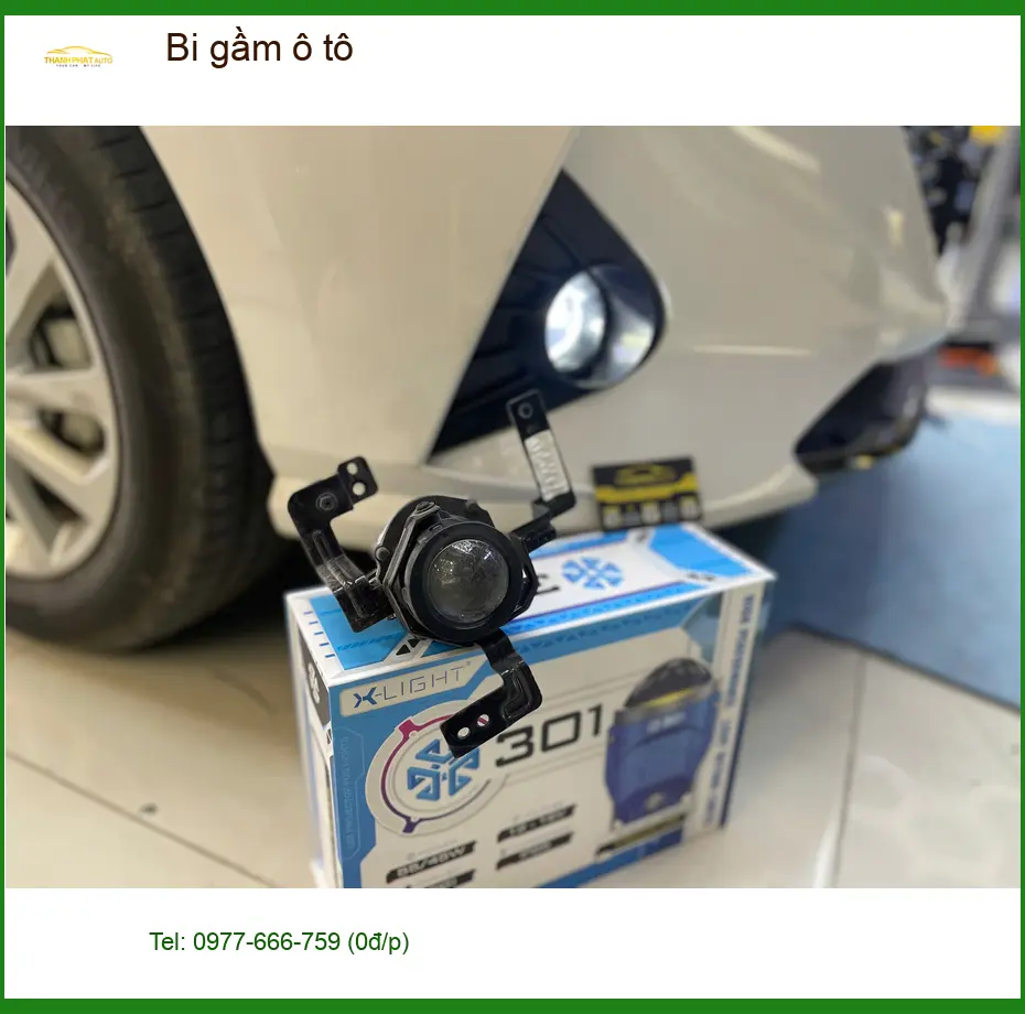 Anh Minh độ bi gầm ô tô cho Hyundai Accent tại Củ Chi tăng sáng an toàn ảnh thực tế 3