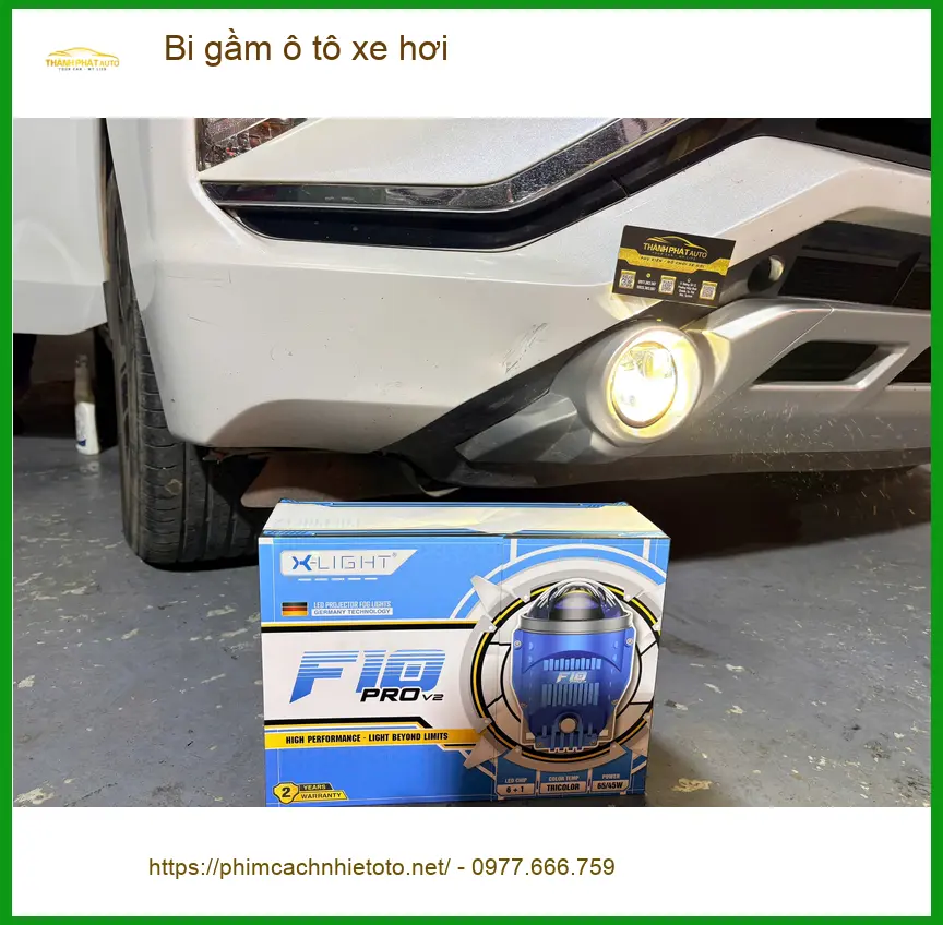 Chú Lâm độ bi gầm ô tô Hyundai Accent vì đèn zin yếu tại Củ Chi ảnh thực tế 2