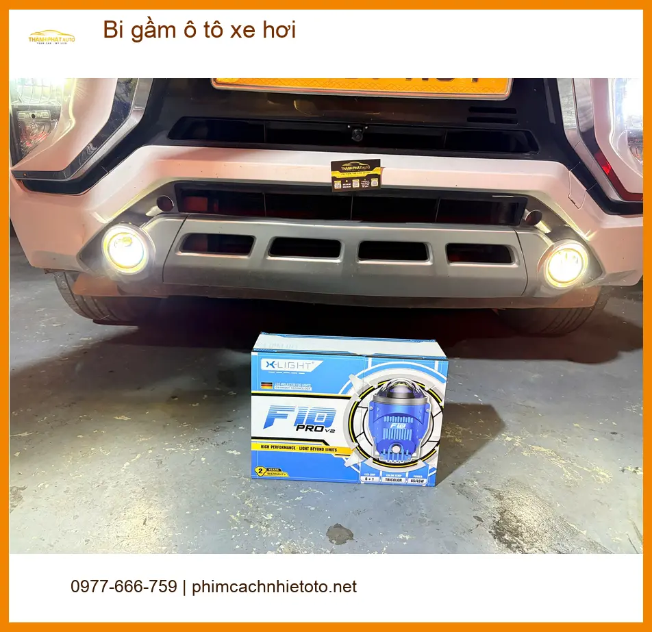 Chú Lâm độ bi gầm ô tô Hyundai Accent vì đèn zin yếu tại Củ Chi ảnh thực tế 4