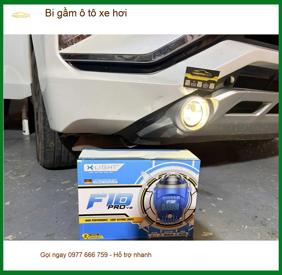 Anh Minh độ bi gầm ô tô Hyundai Creta tại Hóc Môn vì đèn zin không đủ sáng